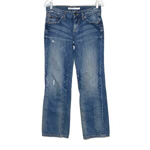 Old Navy Jeans Straight Leg Distressed Vintage Y2K Cotton 2R 2 Regular Womens